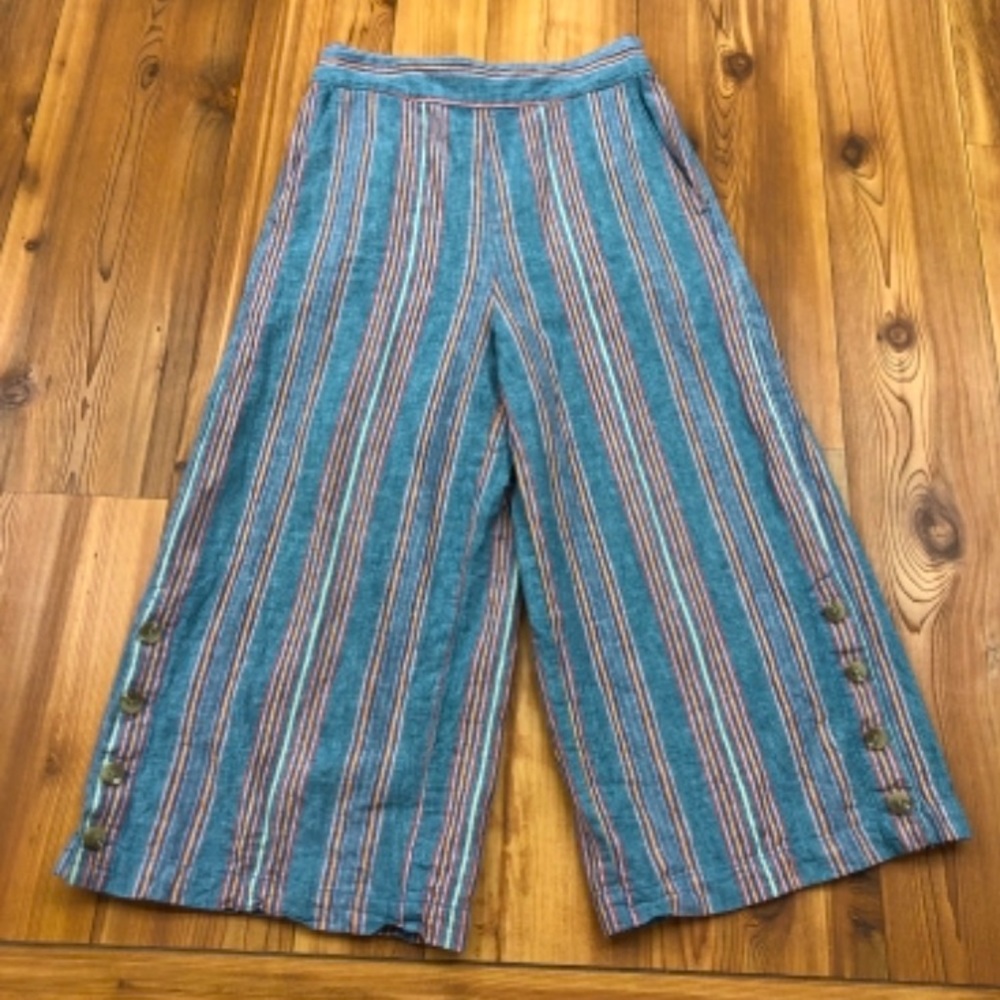 Madewell wide leg linen pants